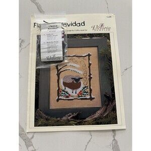 Fleece Navidad Victoria Sampler Cross Stitch Pattern Accessory Pack Cathy Jean